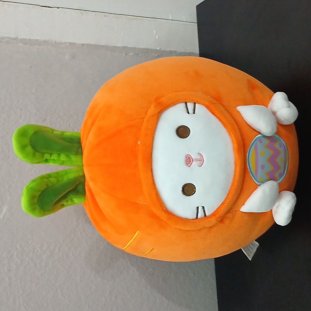 Orange Bunny Plush Toy